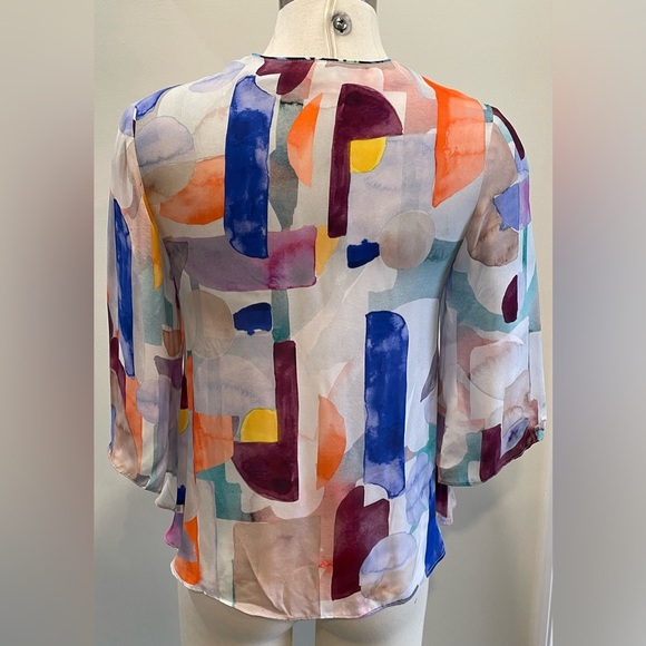 Robert Graham silk blend blouse - Picture 2 of 6